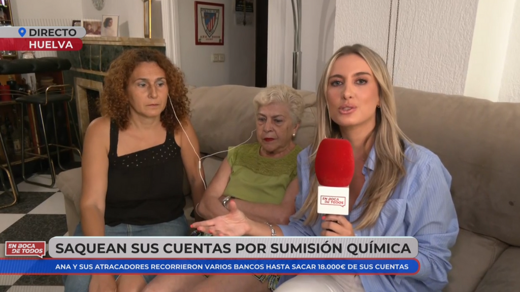Una anciana sufre un robo de 18.000 euros por sumisión química en Huelva: "Yo hago todo lo que ellos me piden"