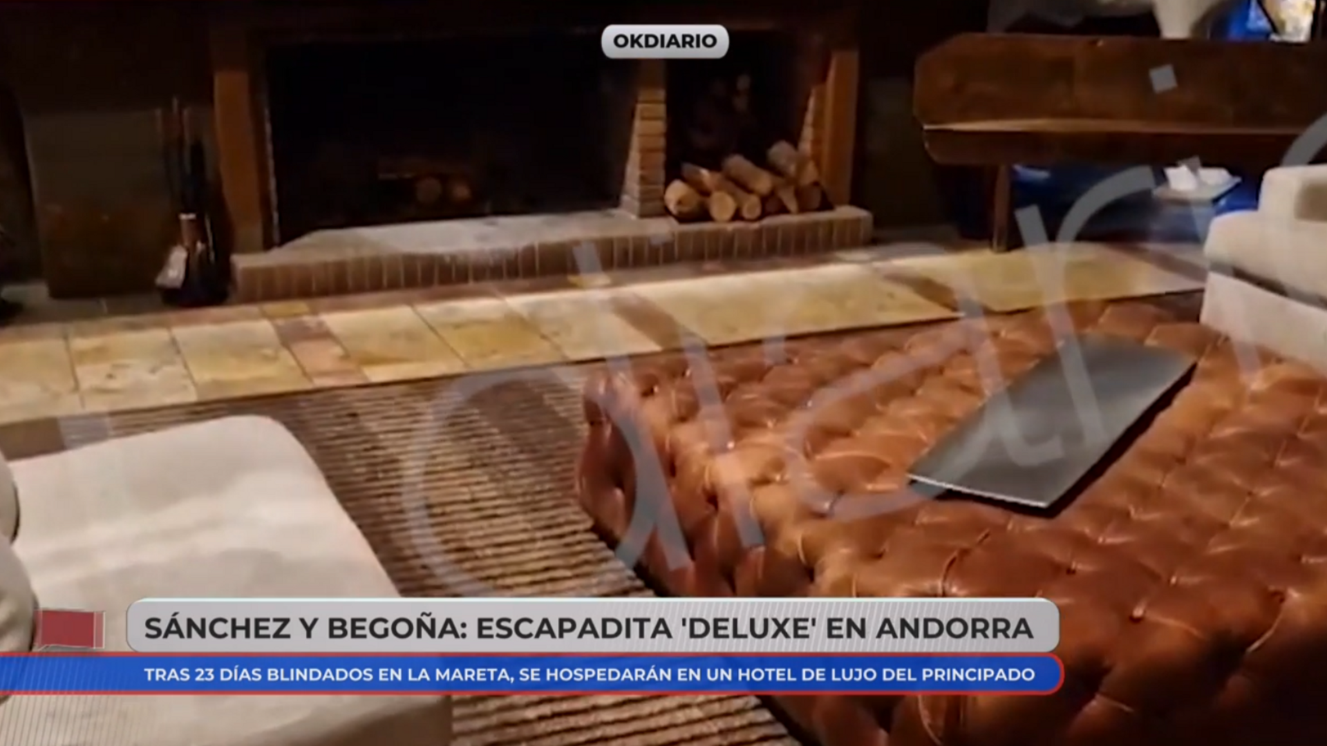 Una de las habitaciones del hotel en Andorra