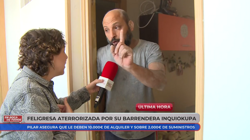 Una reportera de 'En boca de todos' ha sido rociada con gas pimienta por un okupa en Toledo