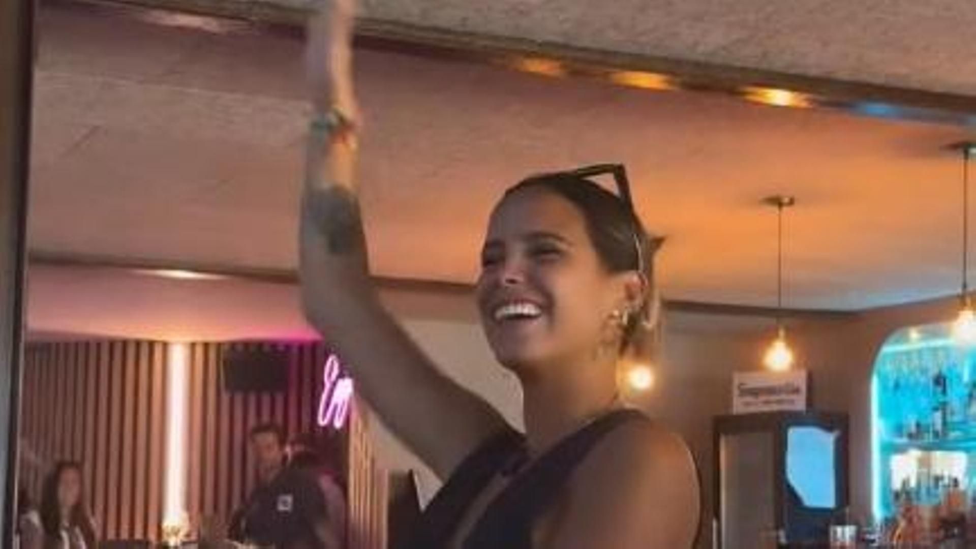 Gloria Camila en su fiesta de despedida