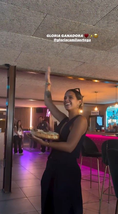 Gloria Camila en su fiesta de despedida