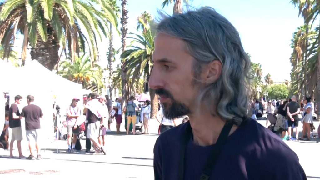 Juan Bordera, diputado de Compromís en las Cortes valencianas e integrante de la Flotilla Global Sumud