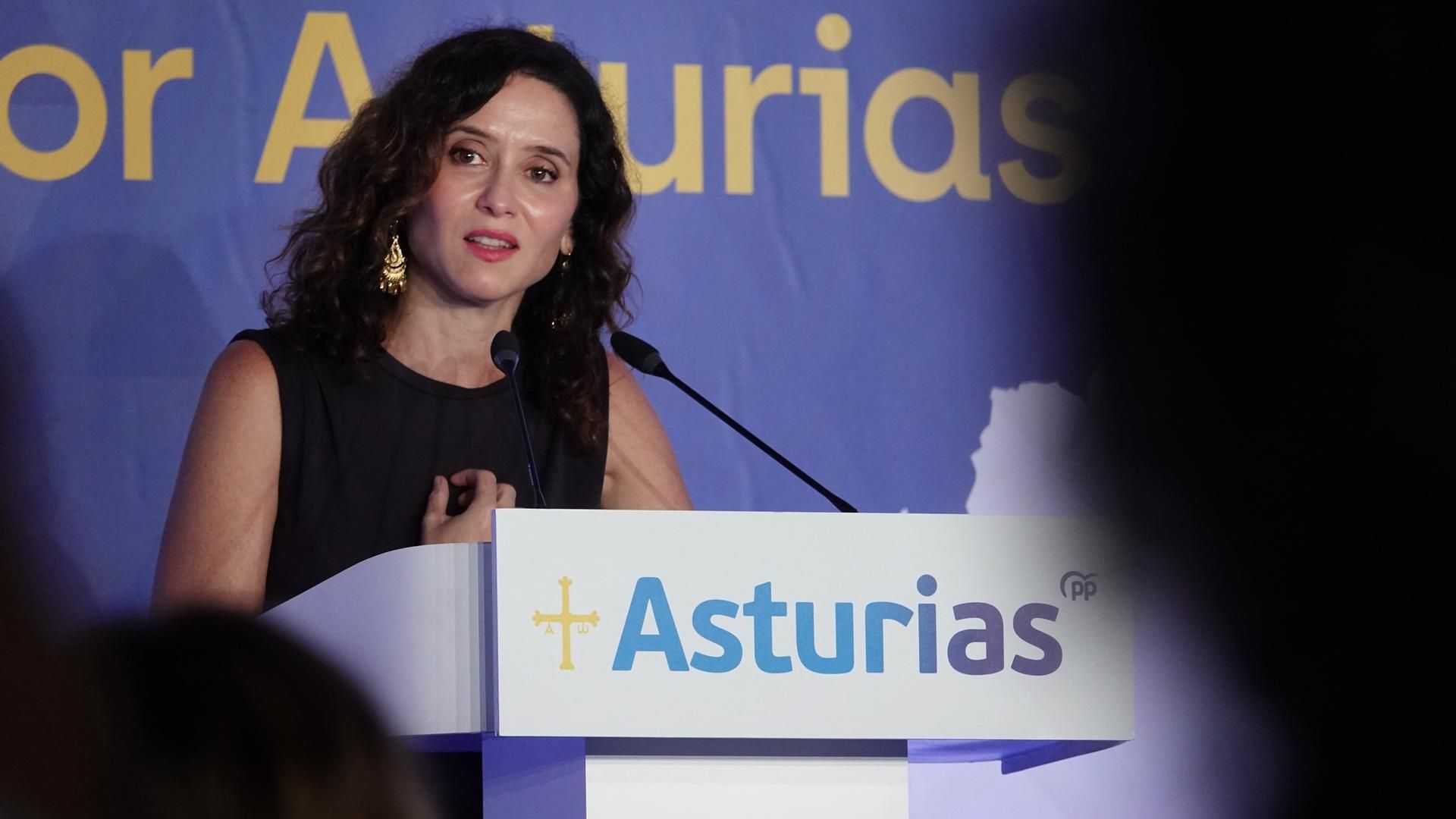 La presidenta de la Comunidad de Madrid, Isabel Díaz Ayuso