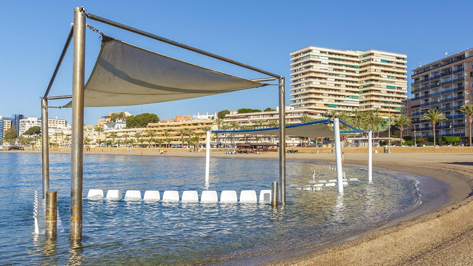 Playa de Aguadulce en Roquetas de Mar