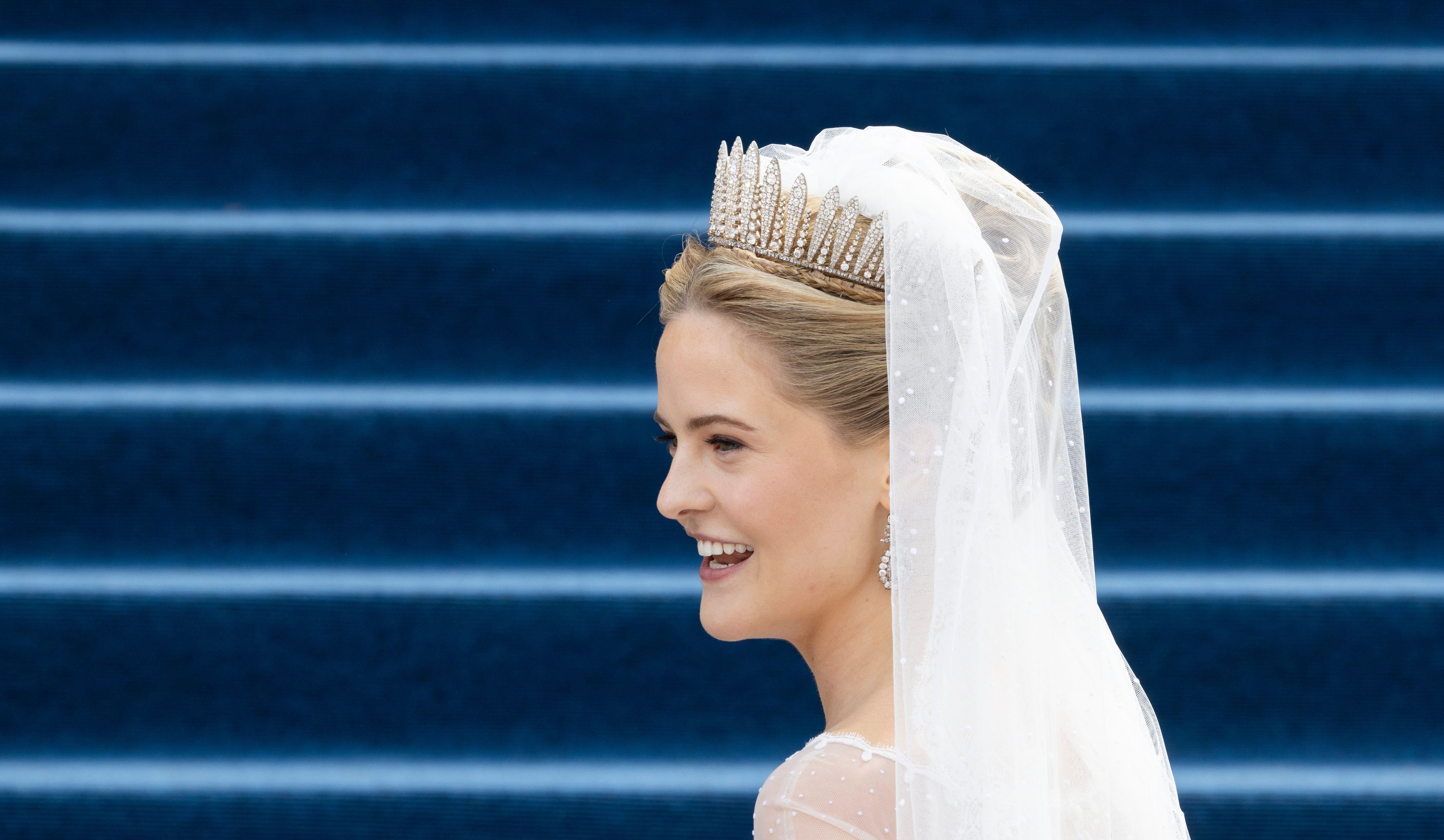 Tiara y maquillaje de María Carolina de Liechtenstein