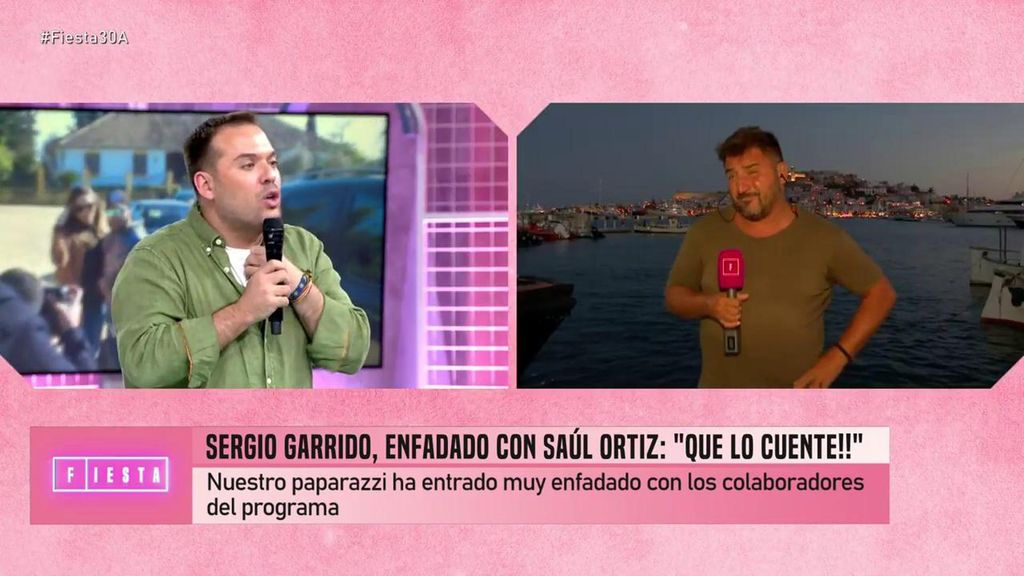 Sergio Garrido explota contra Terelu Campos por lo que ha dicho de él en plató y le lanza una advertencia