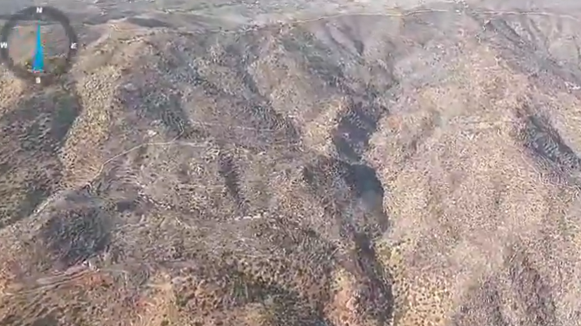 Incendio forestal en Lubrín, ya estabilizado