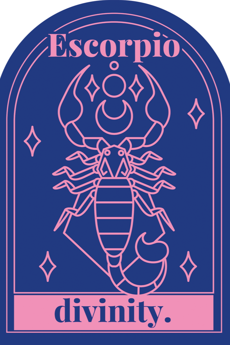 La carta del tarot de Escorpio