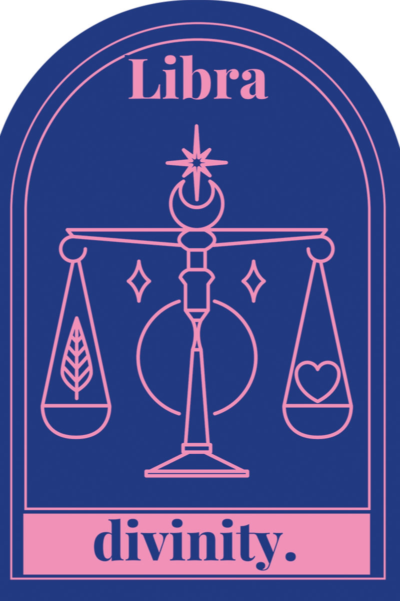 La carta del tarot de Libra