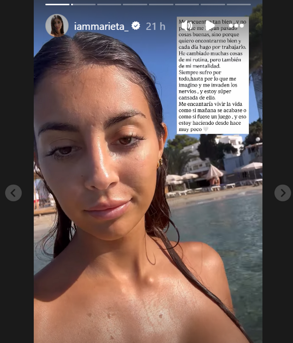 La reflexión de Marieta