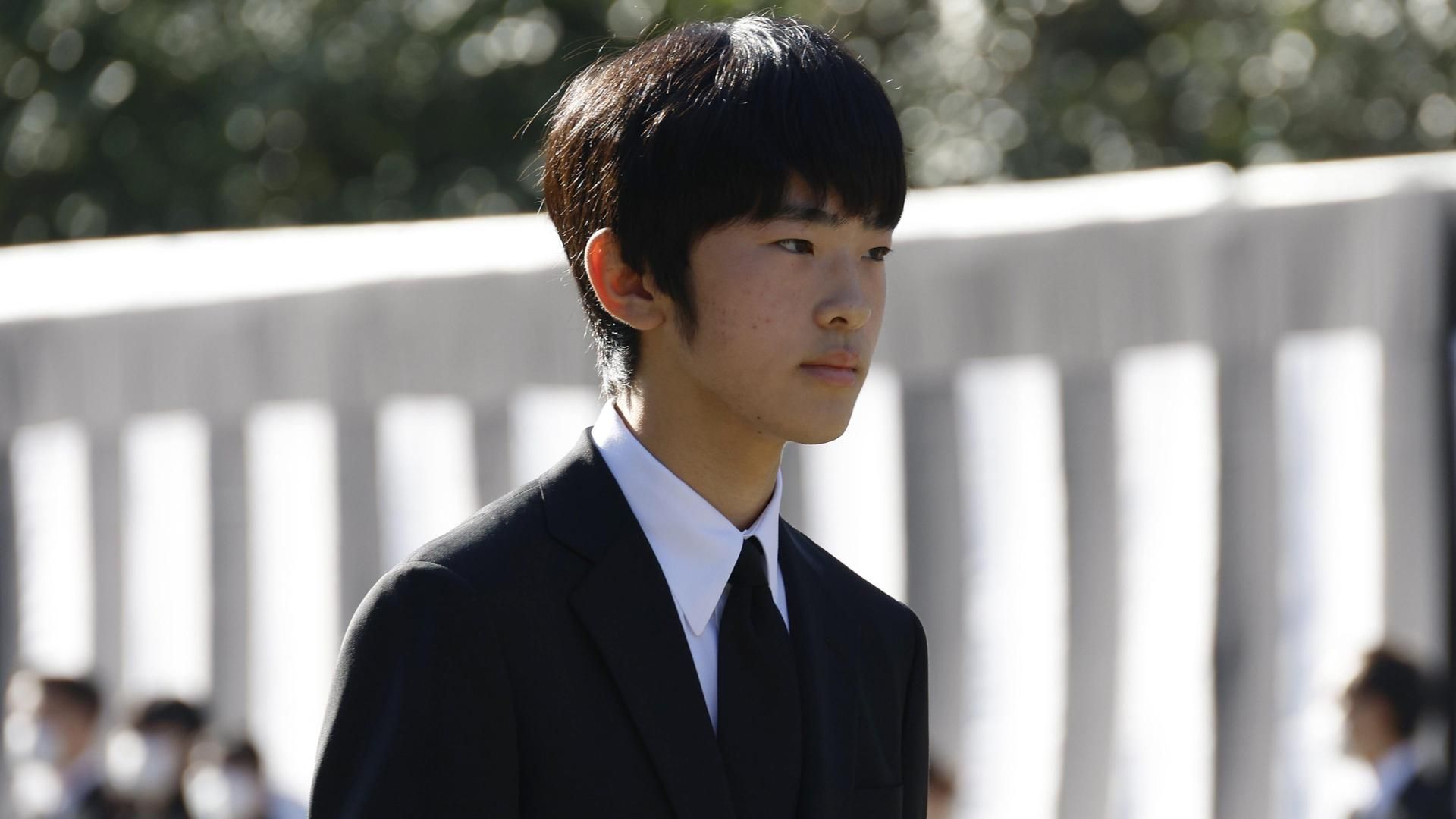 El príncipe Hisahito de Japón en 2024