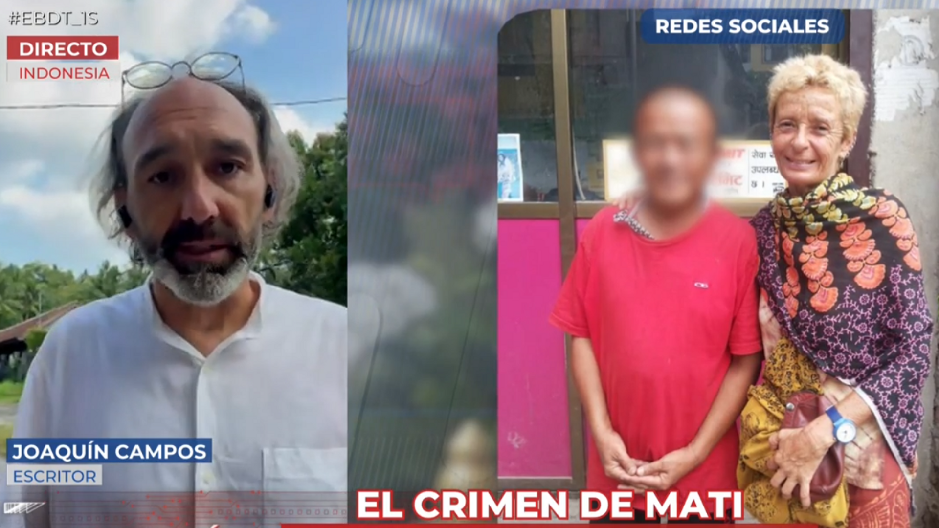 Joaquín Campos, periodista, sobre el asesinato de Mati en Indonesia: "Pensamos que lo sabía todo el hotel"