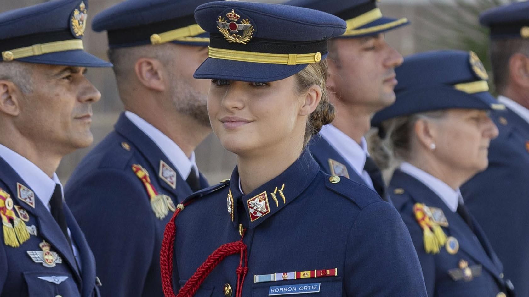 La princesa llega a la Academia del Aire para iniciar su último año de formación militar