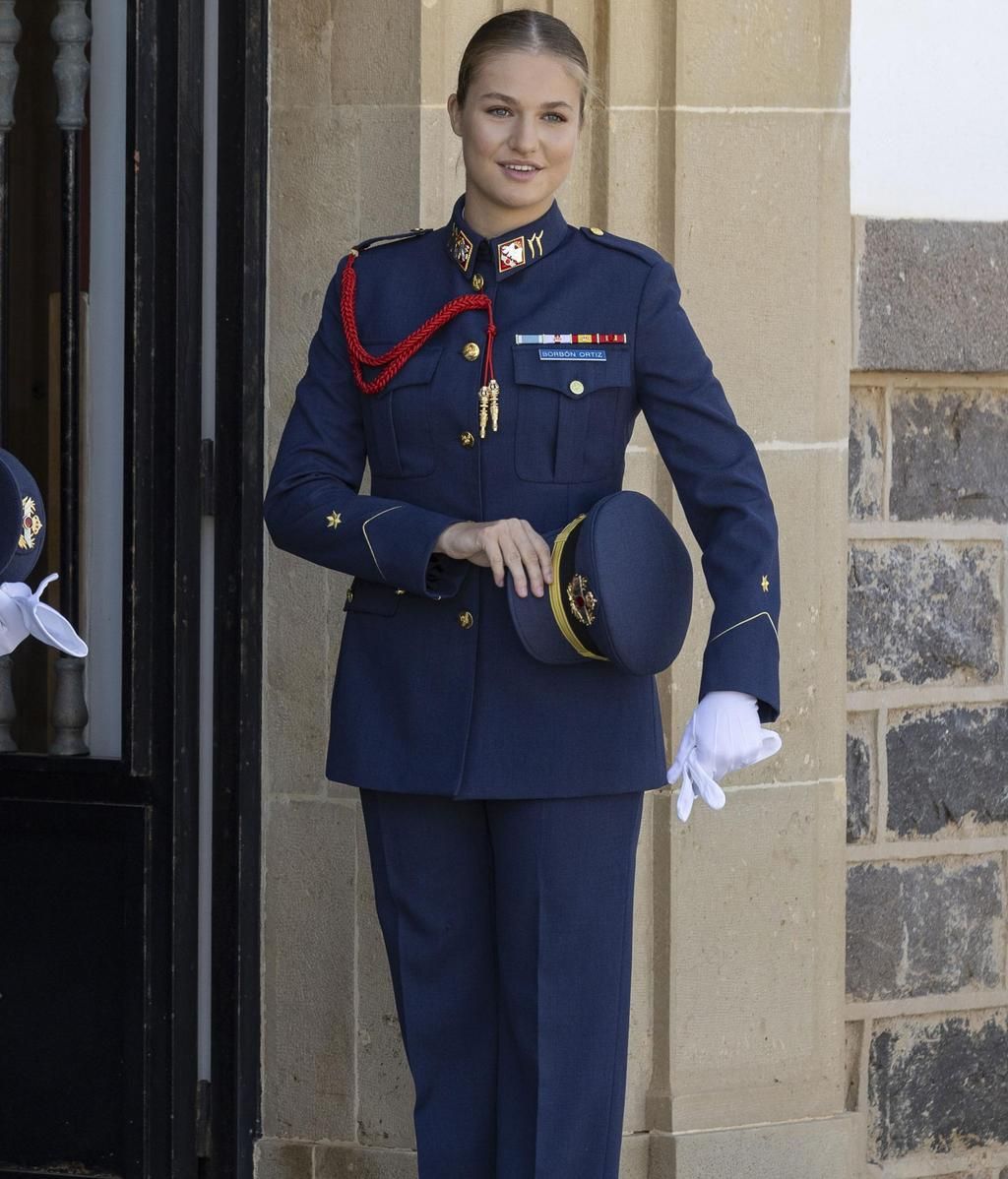 La princesa llega a la Academia del Aire para iniciar su último año de formación militar