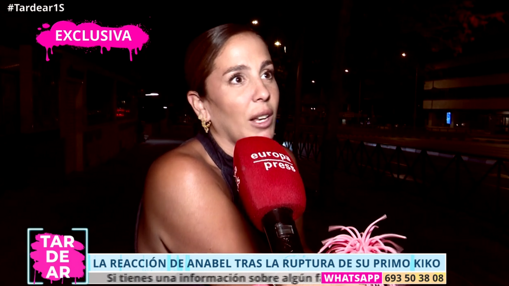 Las primeras palabras de Anabel Pantoja sobre la ruptura de Kiko Rivera e Irene Rosales