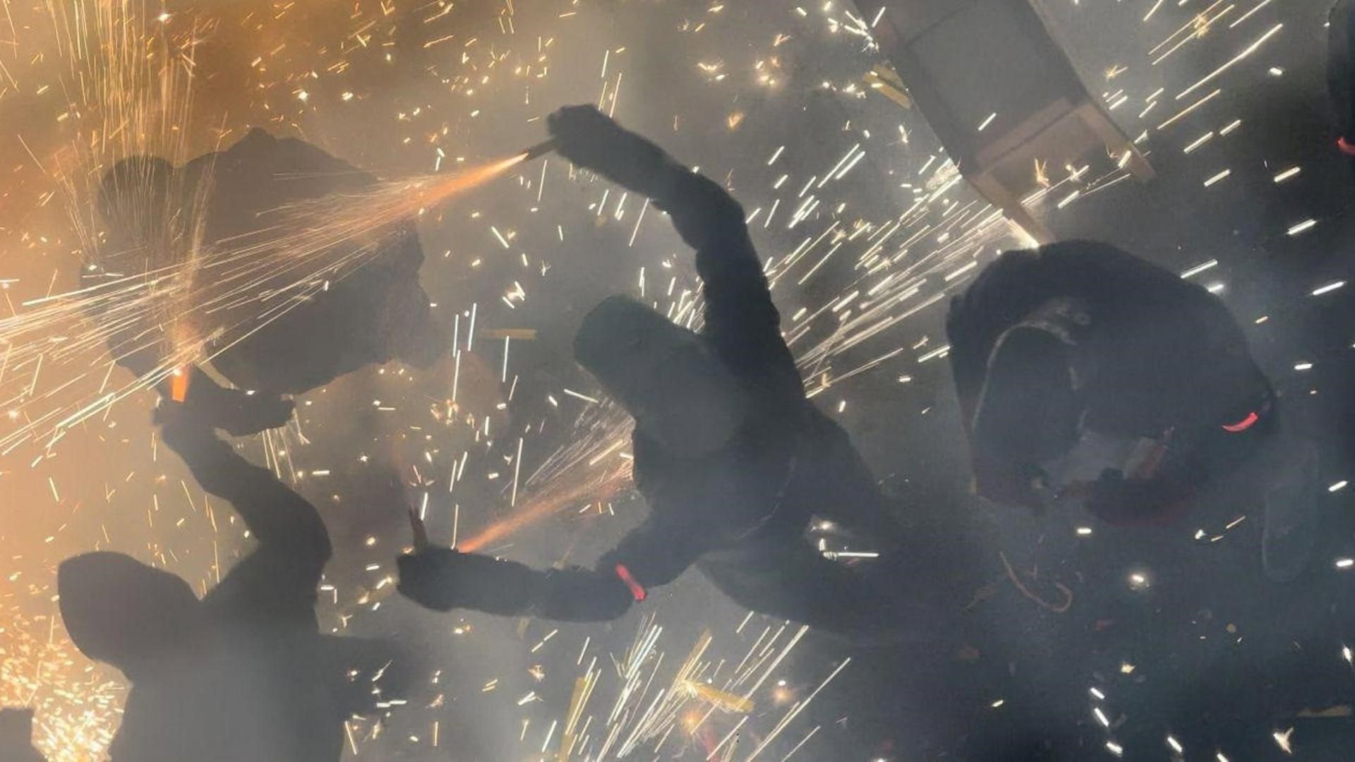 Tiradores durante la Cordà de Paterna