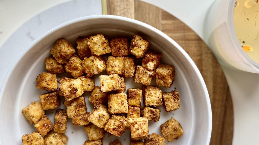 Tofu en 15 minutos en la airfryer