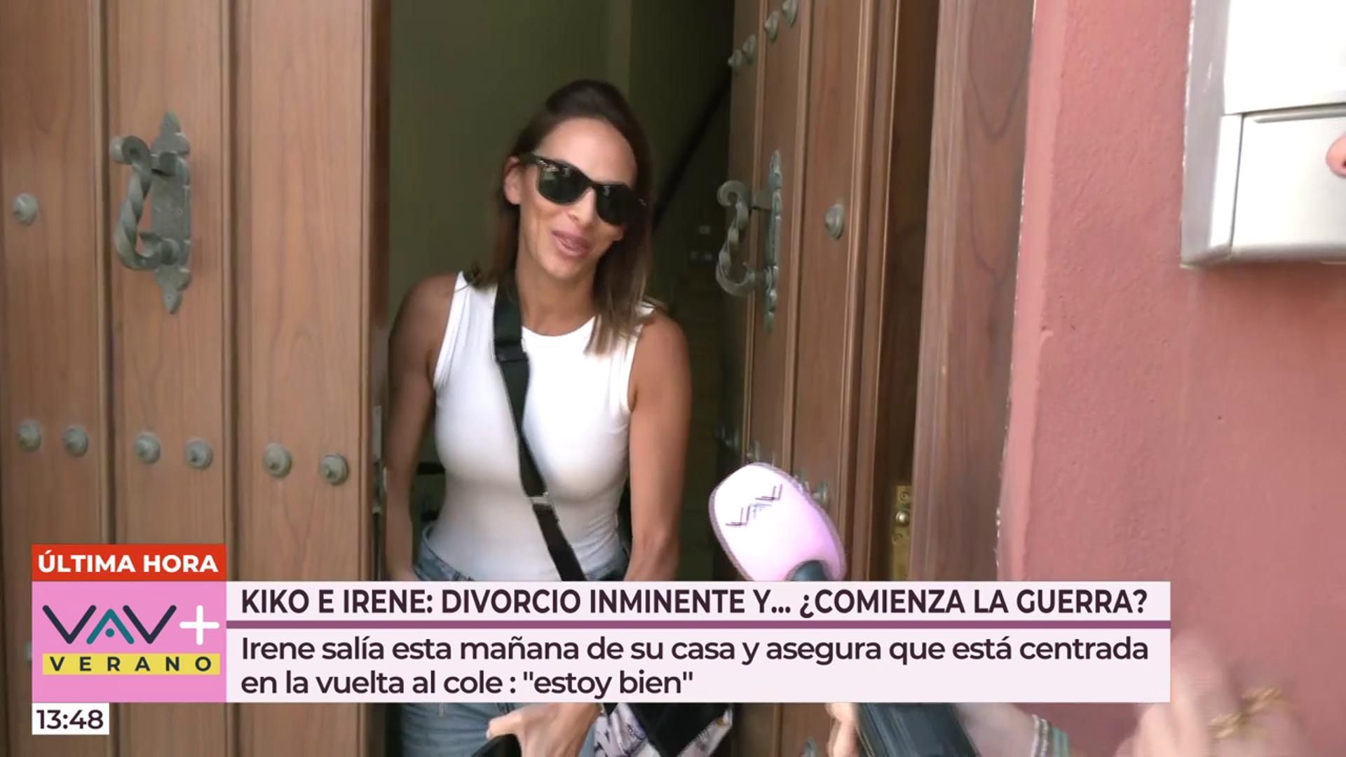 Irene Rosales reacciona tras los rumores de acuerdo de divorcio con Kiko Rivera Vamos a ver Verano 2025 Programa 499