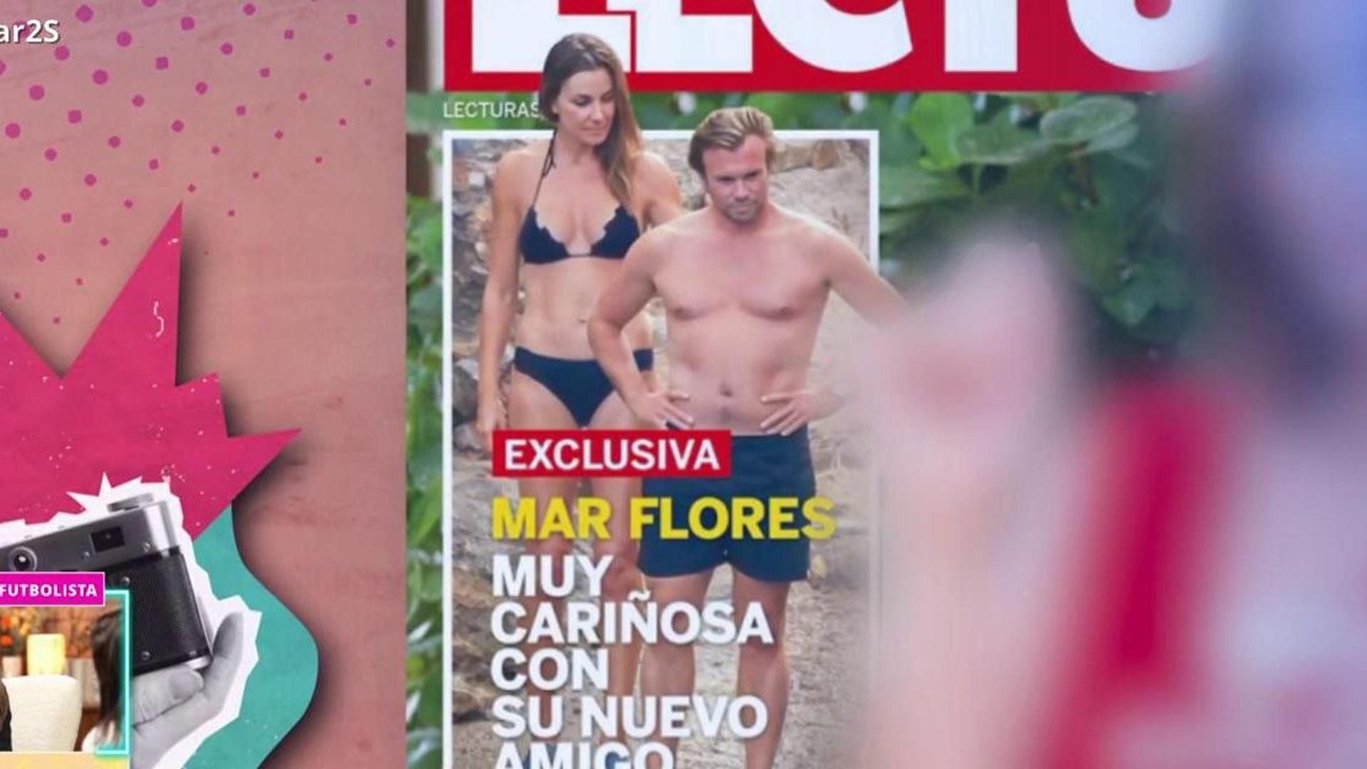 Mar Flores, pillada con un nuevo 'amigo' especial entre caricias y besos en el agua: "Tiene una relación muy cercana"