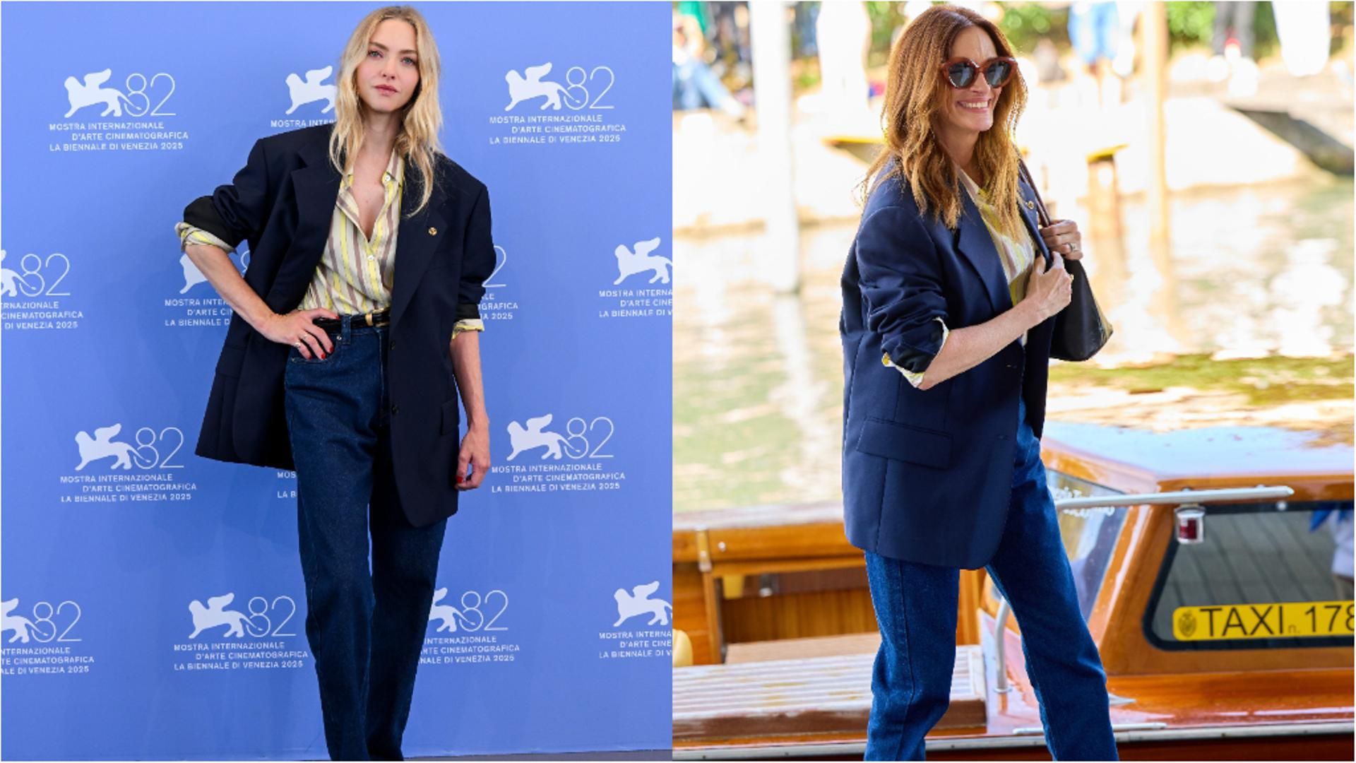 Amanda Seyfried y Julia Roberts en Venecia