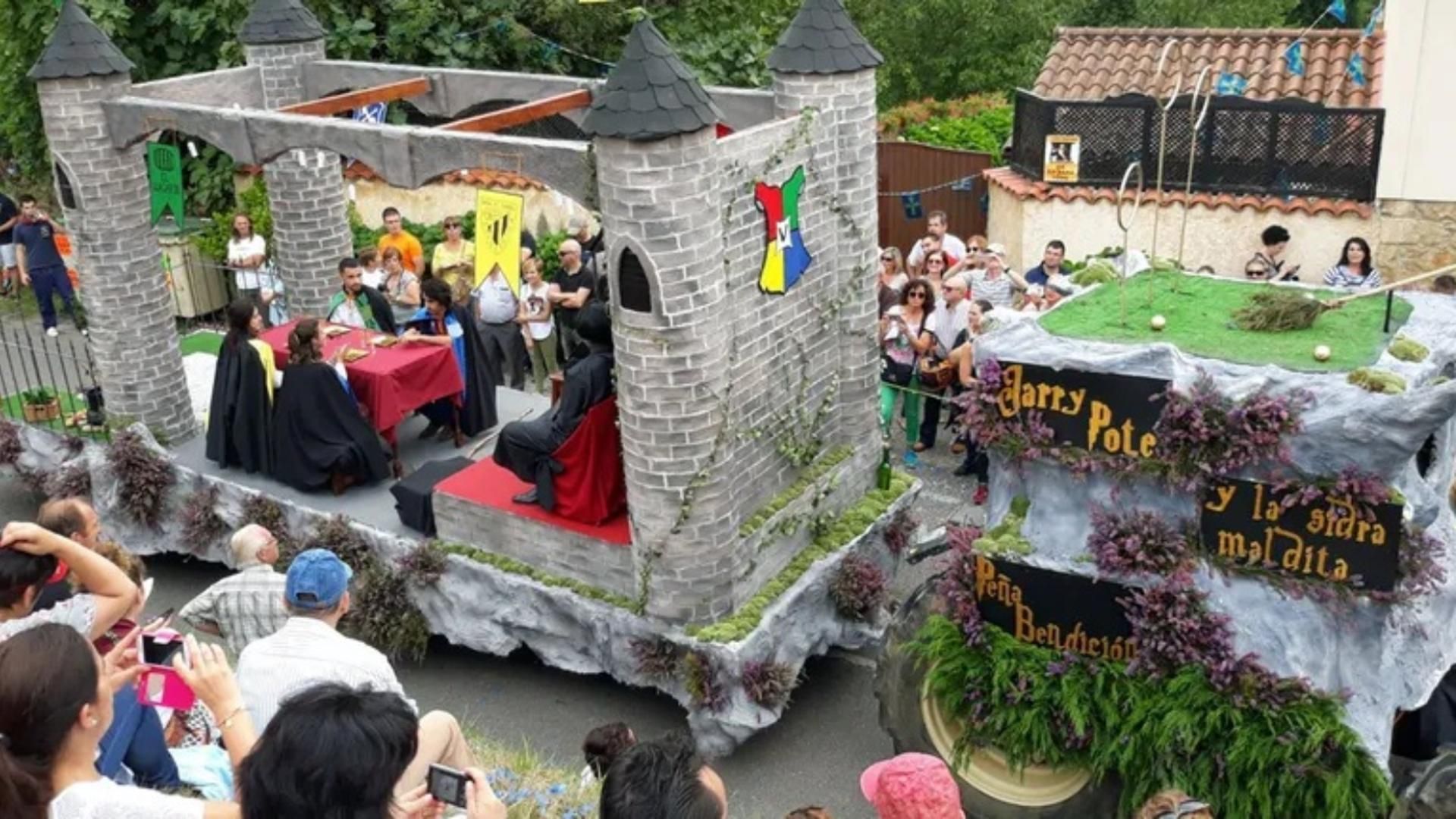 Carroza 'Harry Potter y la sidra maldita', Valdesoto