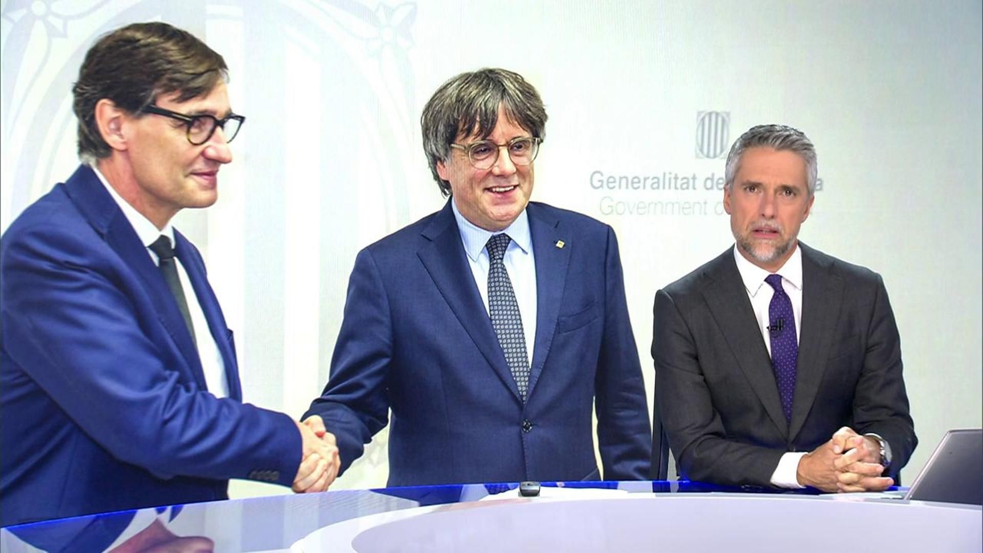 El análisis de Carlos Franganillo, sobre la reunión entre Illa y Puigdemont: "Es un gesto político que Puigdemont exige antes de cualquier negociación