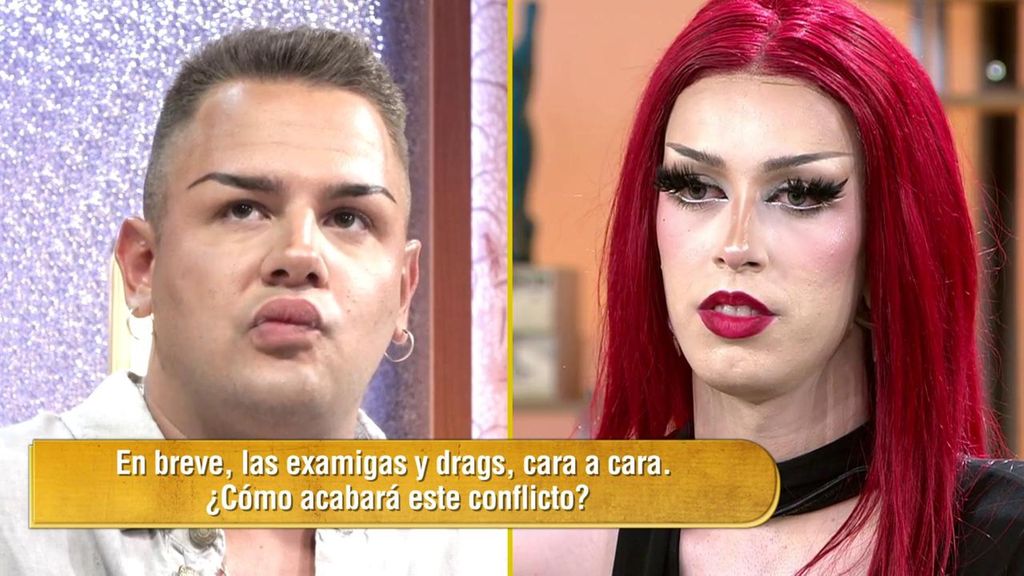 El brutal cara a cara entre dos drag queens tras tres meses sin hablarse: "Es tan embustera que no te la puedes creer"