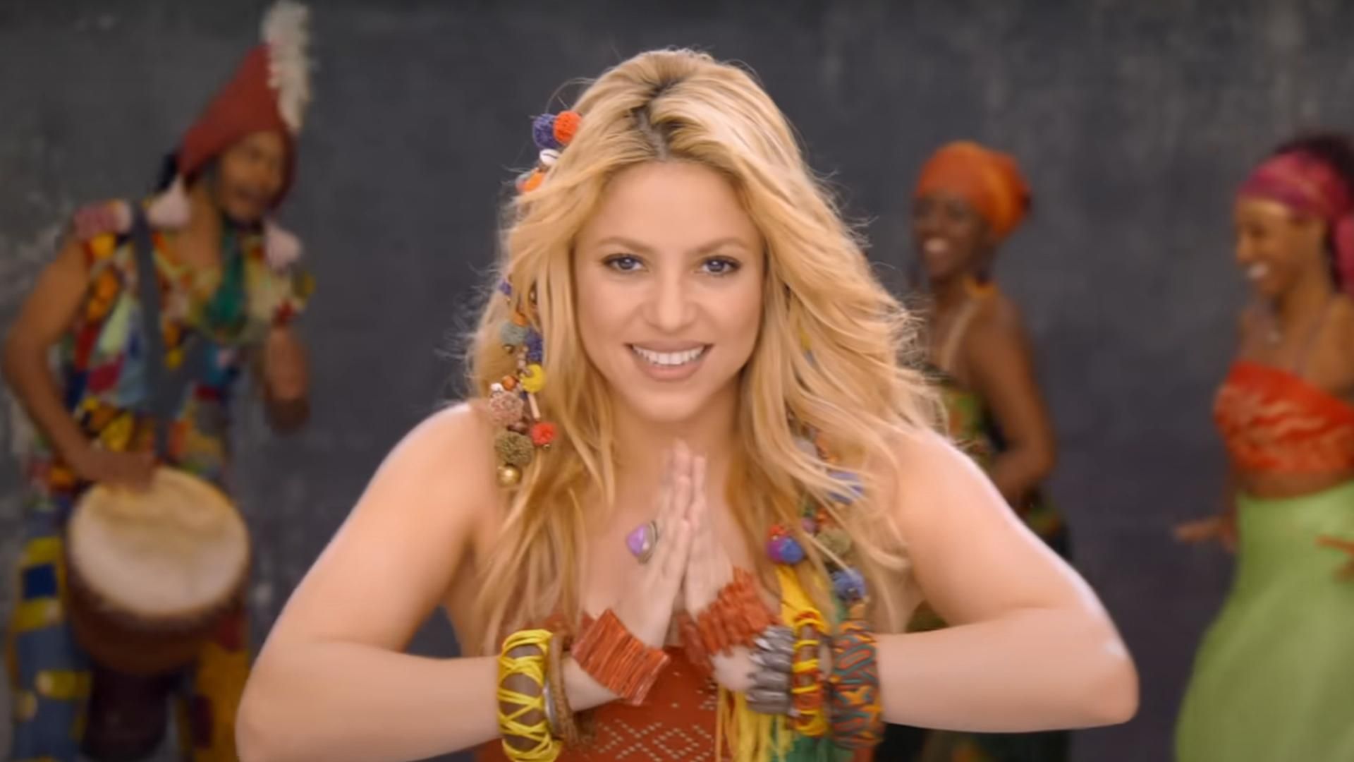 Captura del videoclip de Shakira