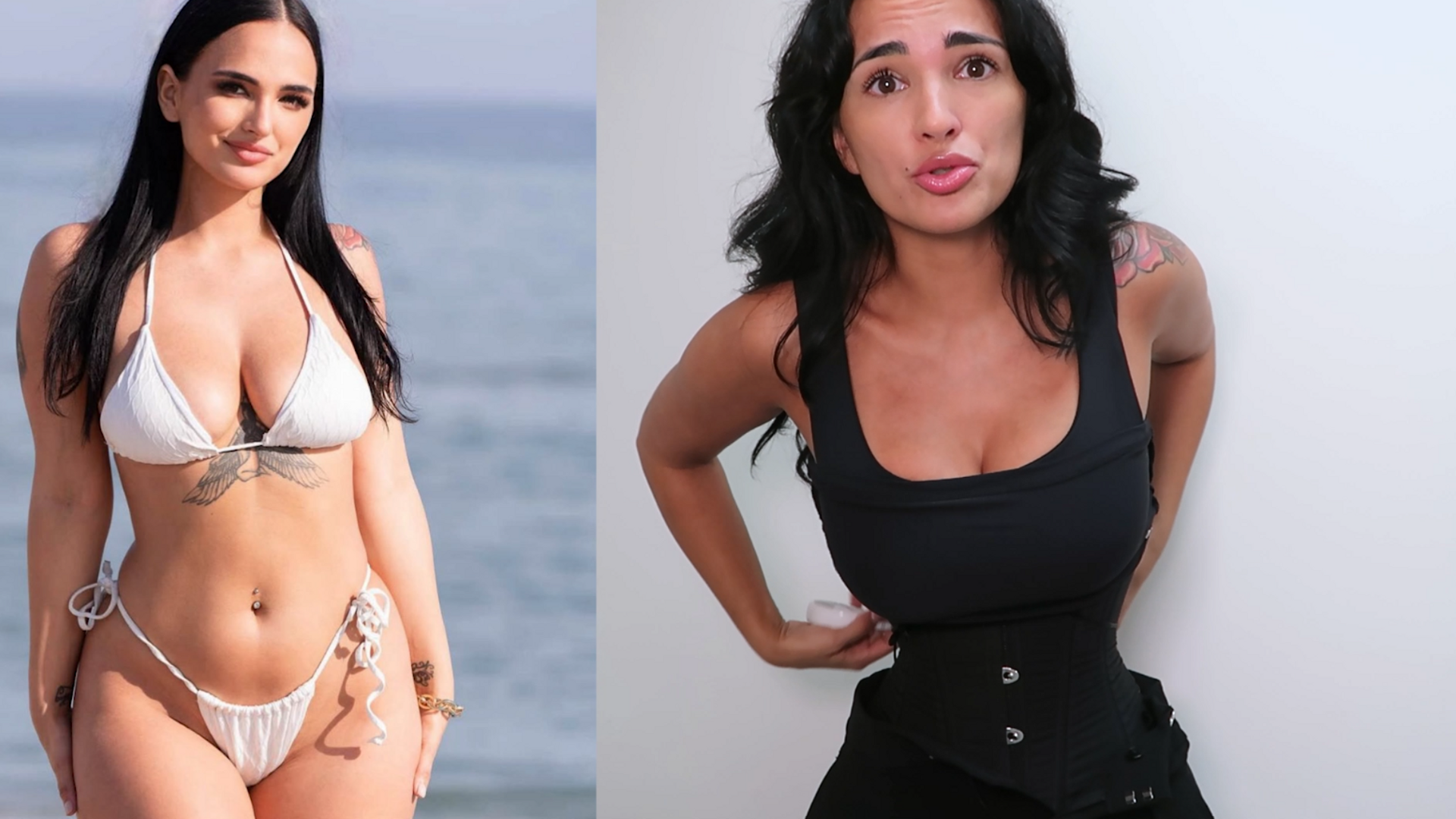 Claudia Bavel, antes y después