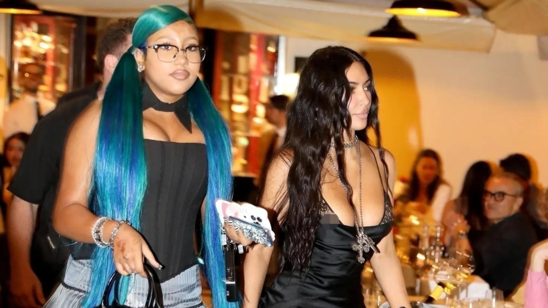 Kim Kardashian y su hija, North West, paseando por Roma