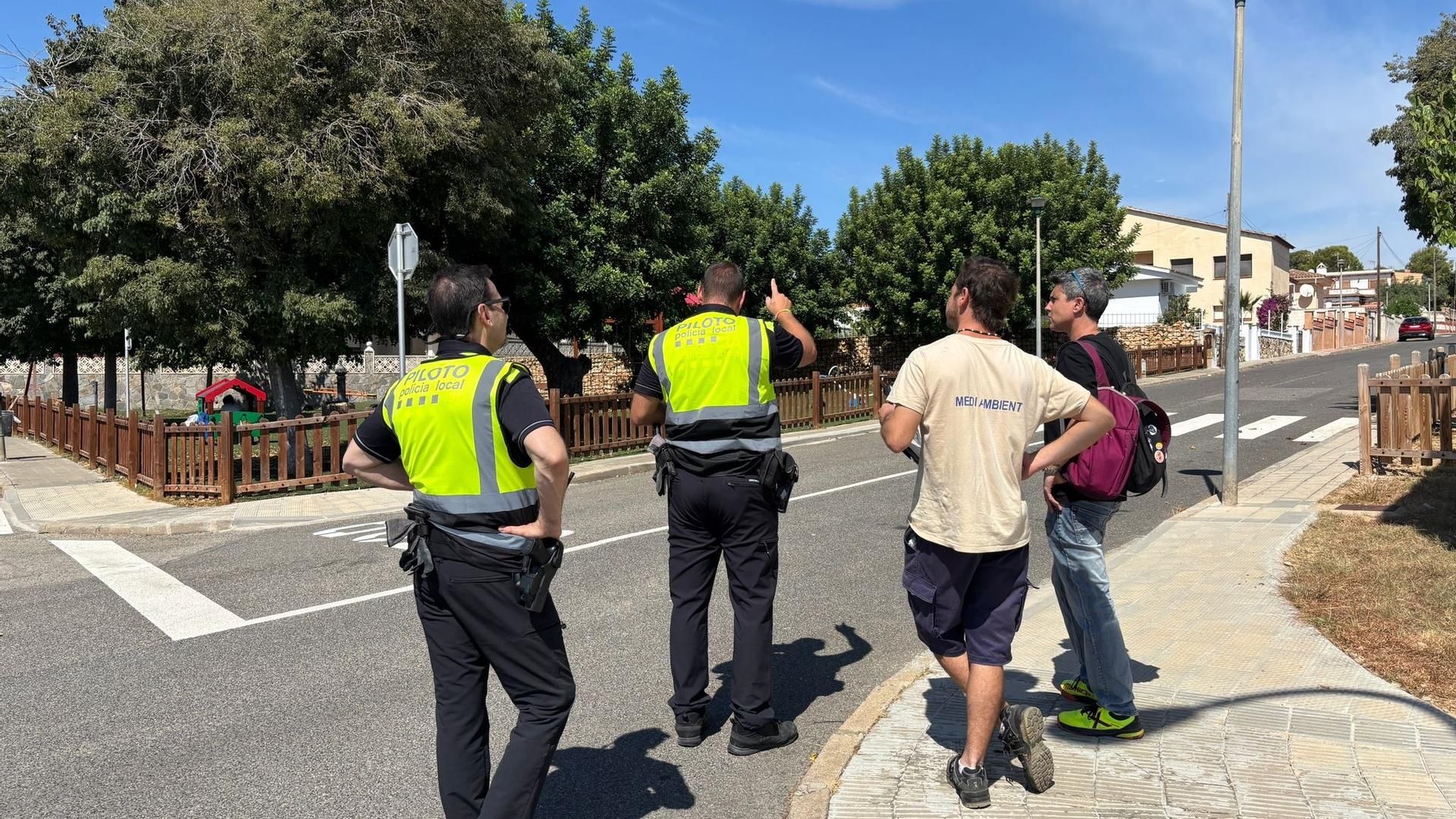 La actuación de control de la Policía Local