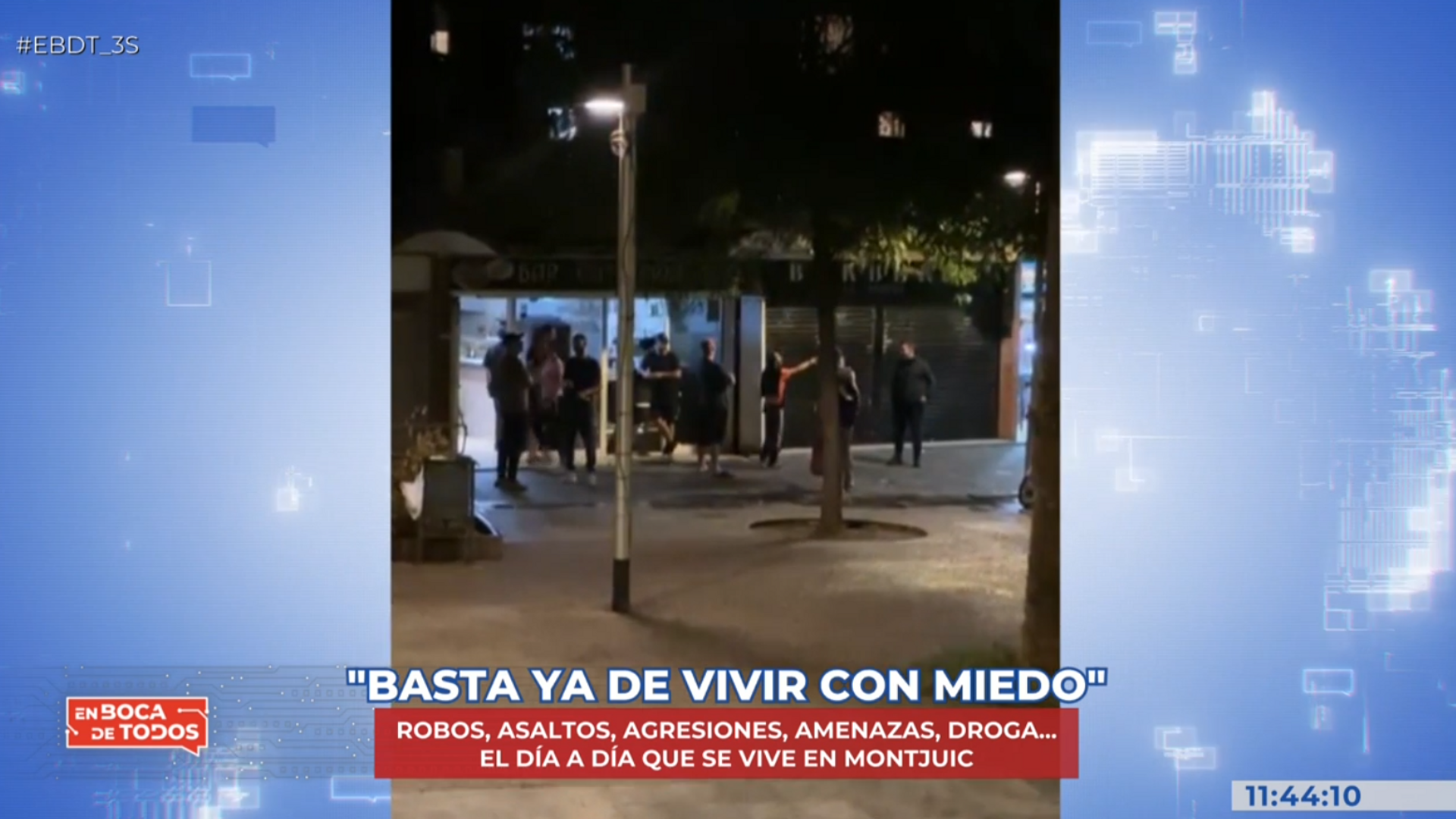 Las altercados son constantes en el barrio de Montjuic