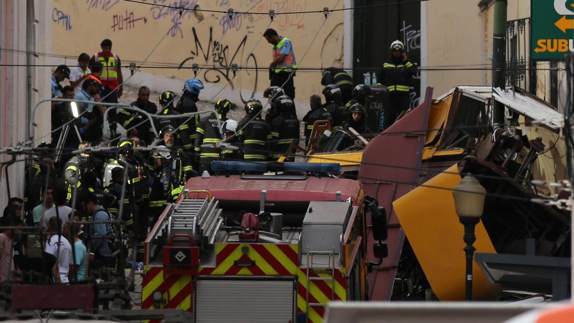 Las reacciones al accidente del funicular en Lisboa: Pedro Sánchez y Ursula von der Leyen transmiten el pésame a los familiares de los fallecidos