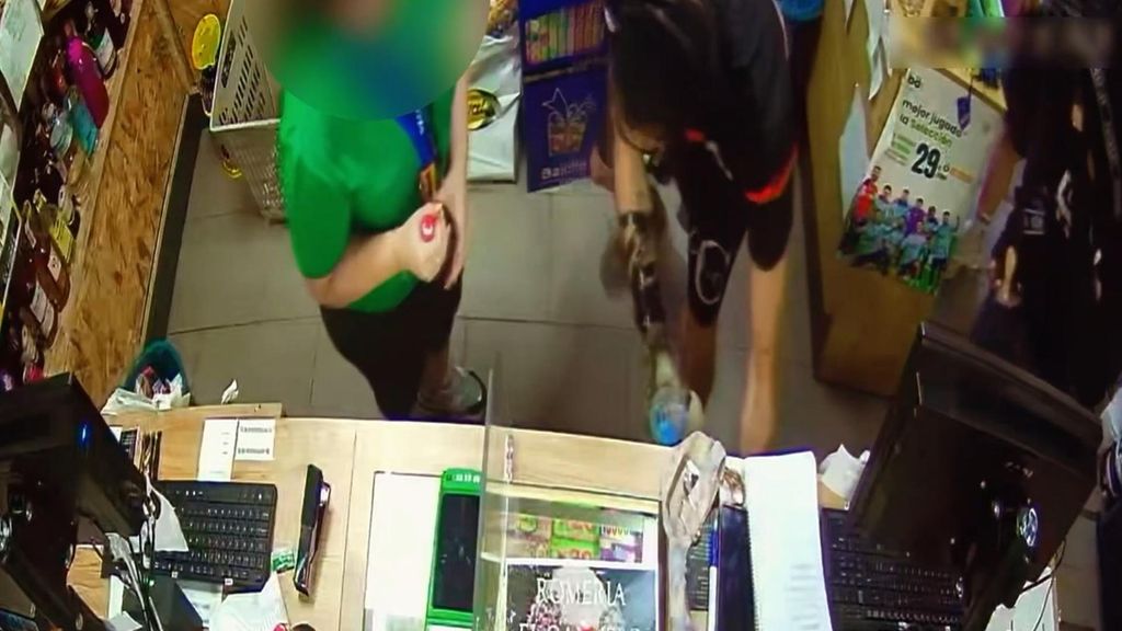 Robo con violencia en establecimiento de El Garrobo