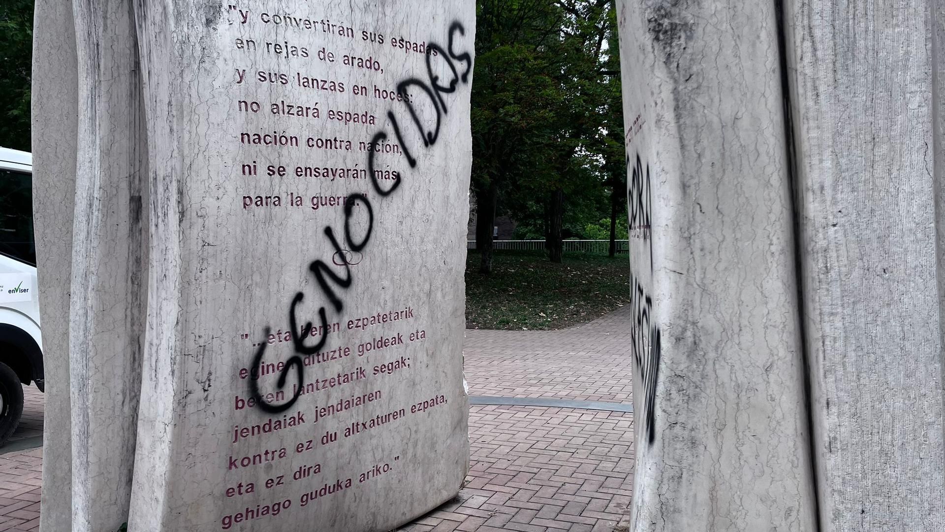 Así luce la obra de la israelí Yaël Artsi, en Vitoria