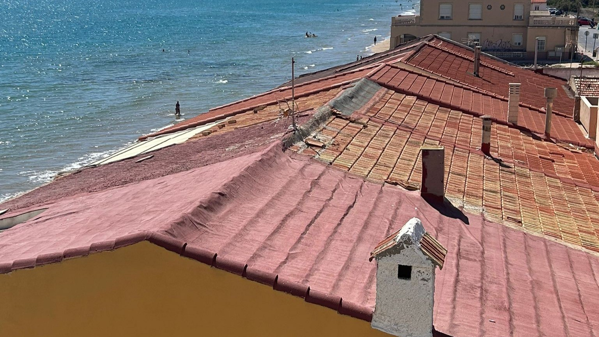 Casas de la playa de Babilonia