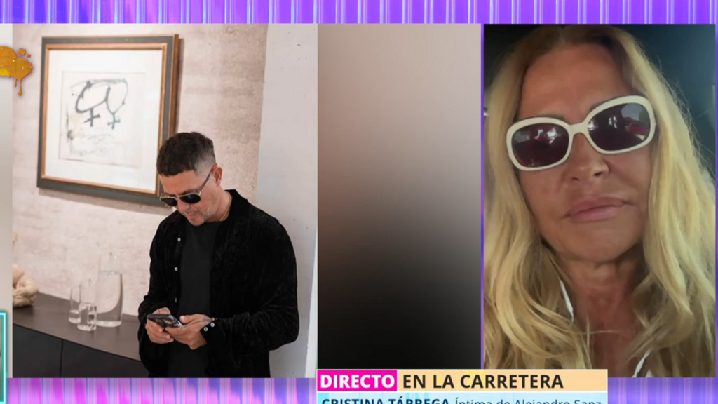 Cristina Tárrega se pronuncia sobre la entrevista que le ha realizado a su amigo Alejandro Sanz: "Tiene menos miedo"