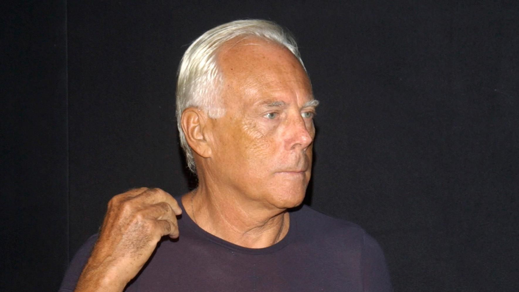 Girogio Armani, en una imagen de archivo Girogio Armani, en una imagen de archivo