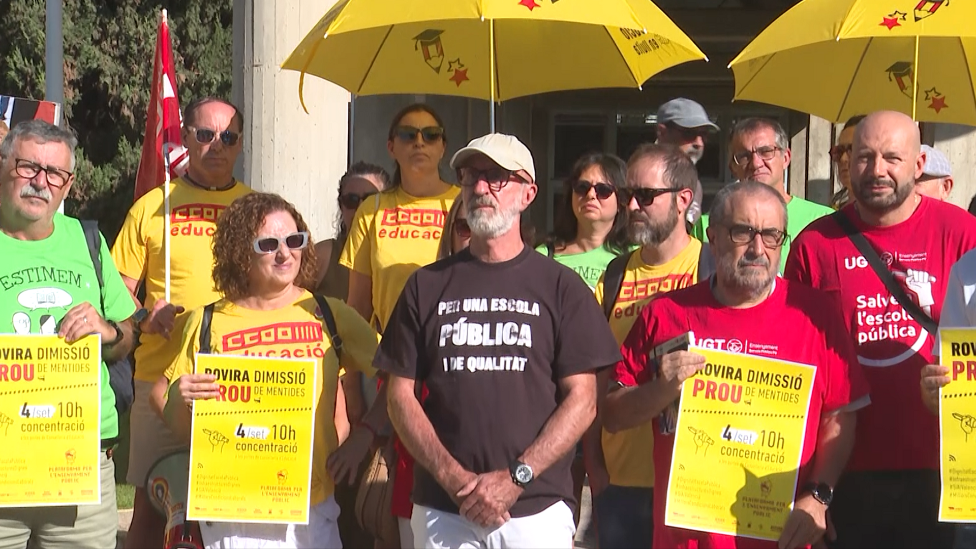 Protestas por los retrasos del curso en la zona DANA