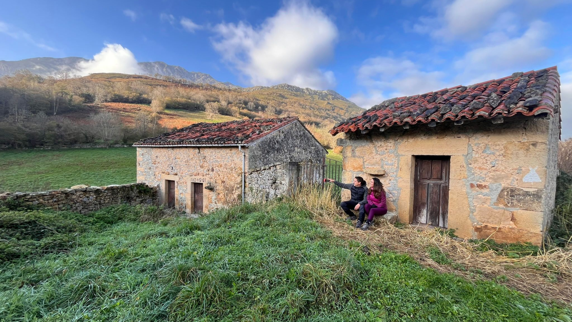 Una de las muchísimas casas que se encuentran en el entorno rural