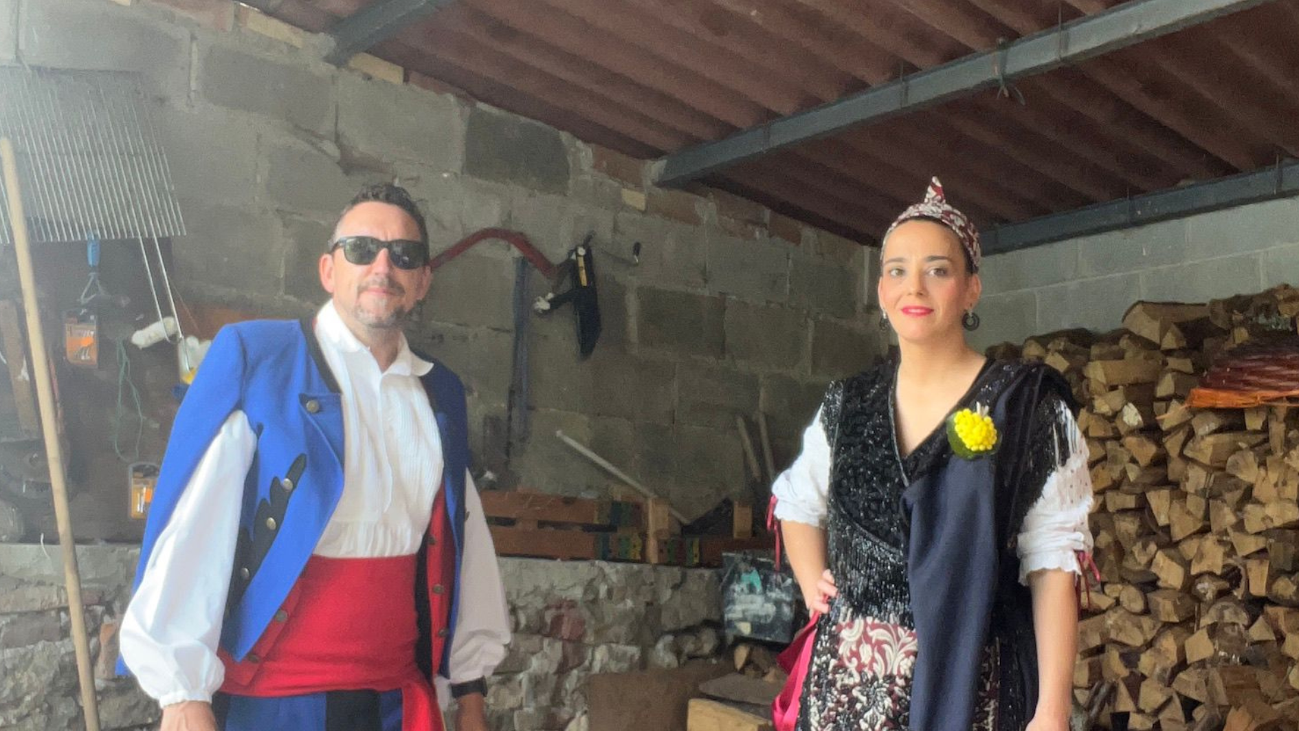 Una escena rural de las que comparten en el canal Nacho y Graciela