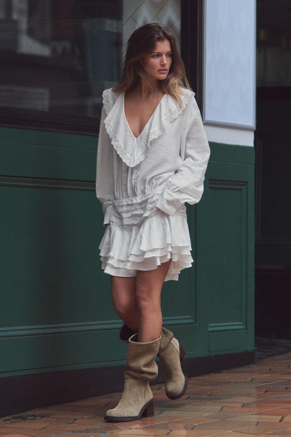 Vestido de Zara con volantes