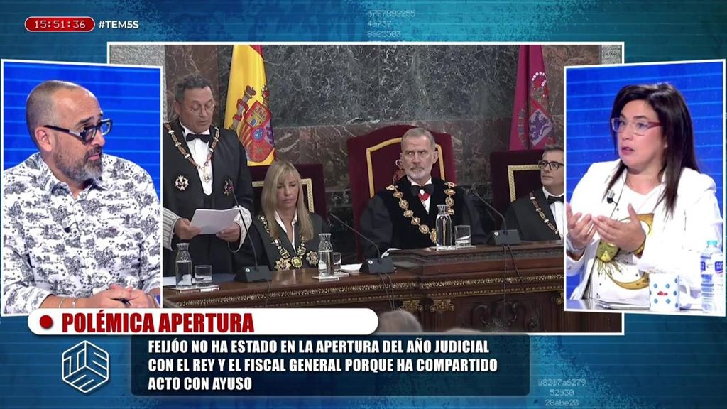 Risto Mejide rebate la defensa de Ana Vázquez a la ausencia de Feijóo en la apertura del año judicial: "El que no va, ¿qué respeto tiene?"