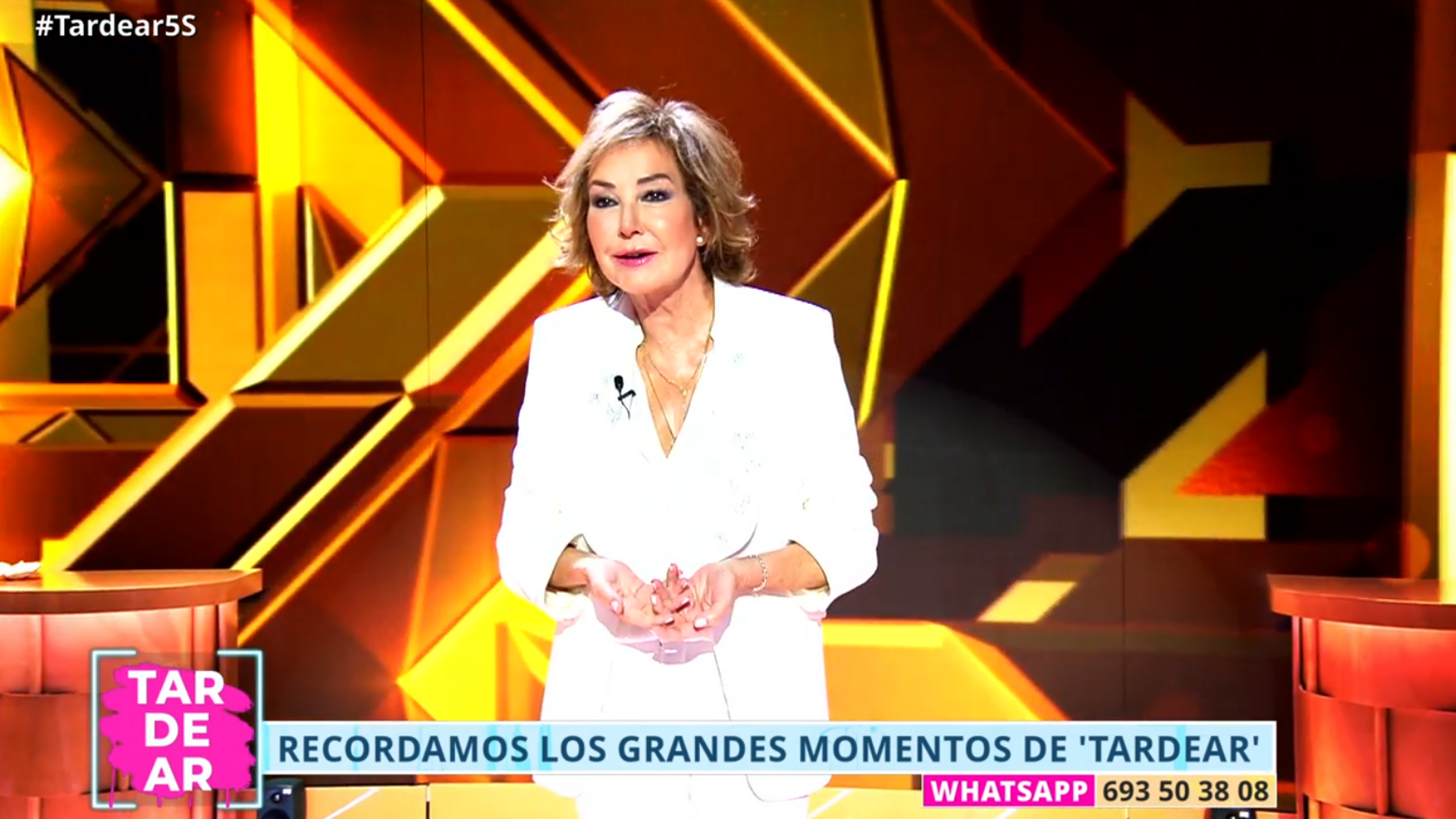 Ana Rosa comenzando el programa en septiembre de 2023