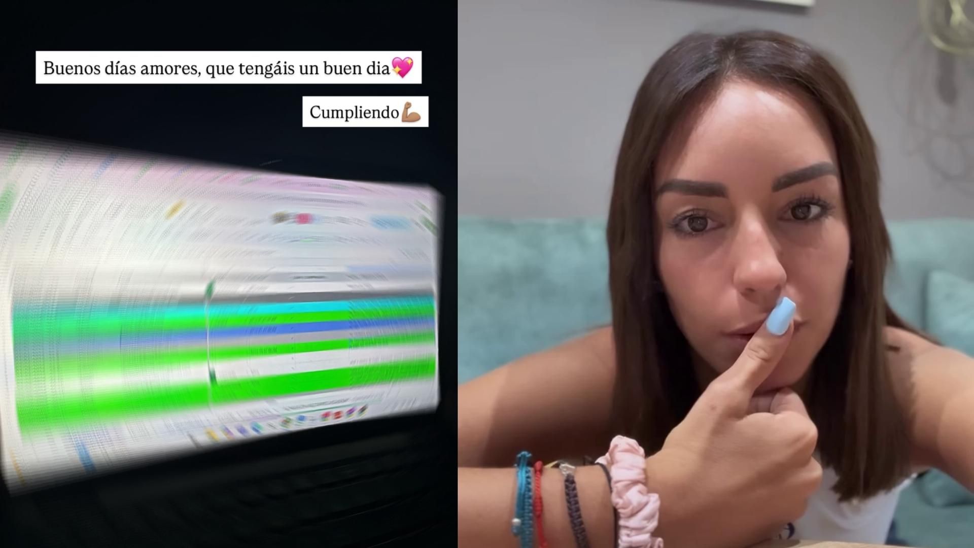 El agotamiento de Anita Williams tras una noche de "locura"