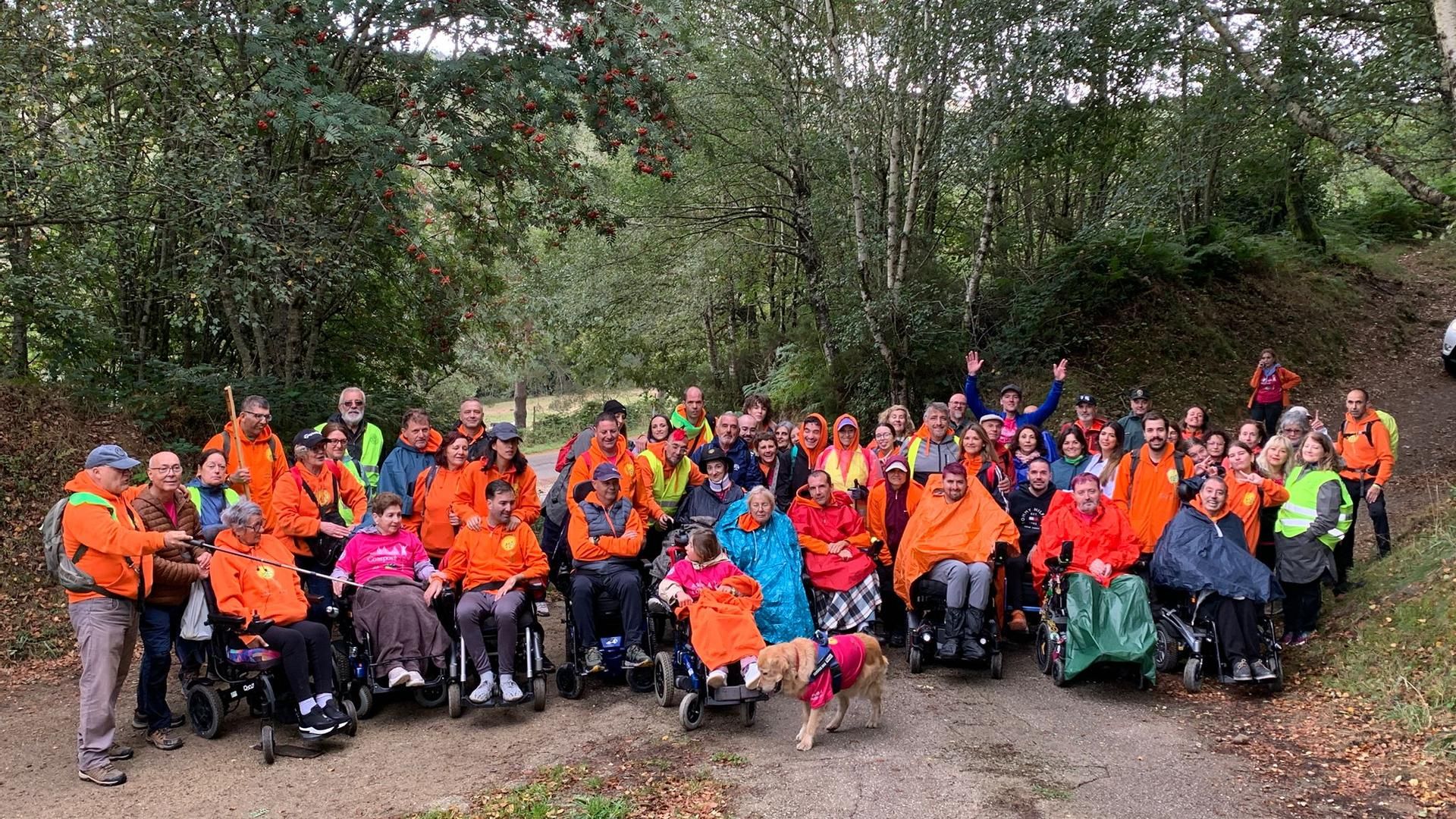 Enfermos de ELA gallegos hacen el camino de Santiago