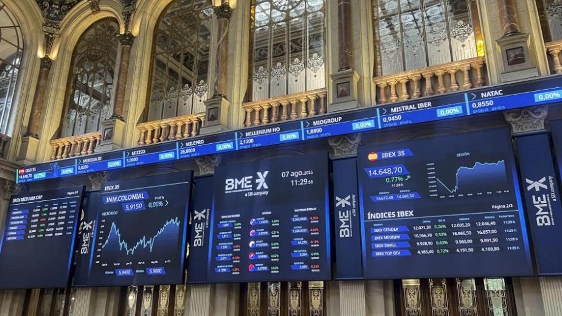 El Ibex 35 pierde un 0,45% por la subida del paro en Estados Unidos y las caídas en Wall Street