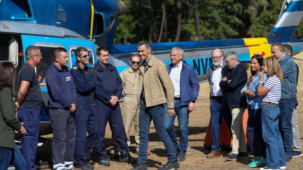 Pedro Sánchez visita la base de las BRIF de Tabuyo, León