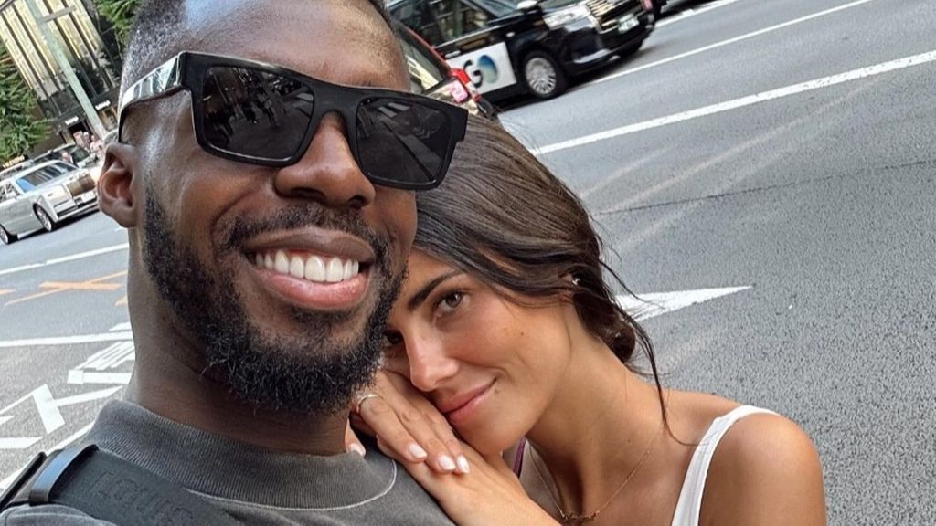 Iñaki Williams y Patricia Morales