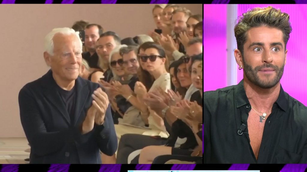 La bonita experiencia de Pelayo Díaz con el diseñador Giorgio Armani: "Siempre le tendré muchísimo cariño"